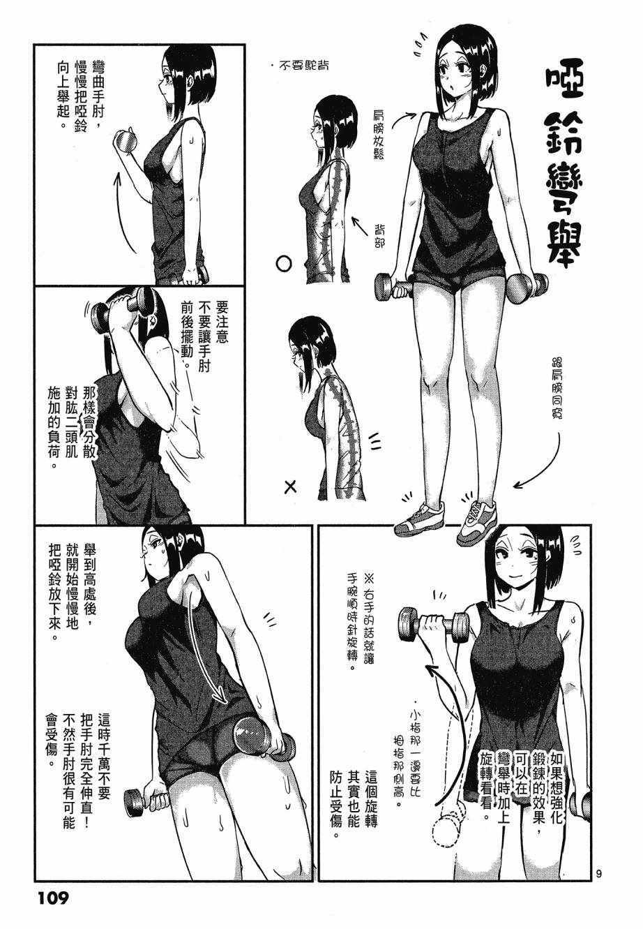 《肌肉少女：哑铃，能举多少公斤？》漫画 肌肉少女 01卷