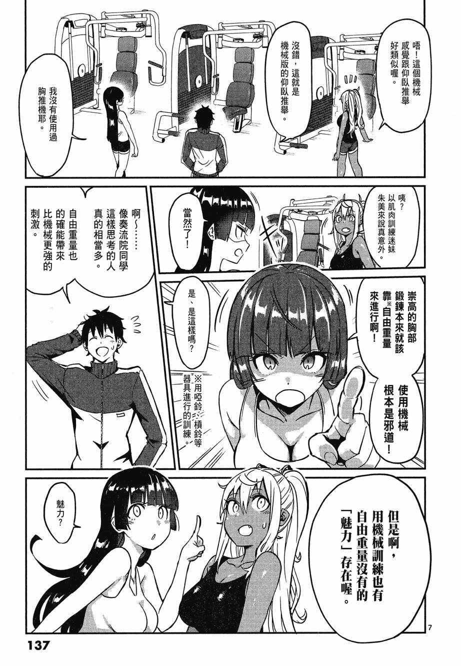 《肌肉少女：哑铃，能举多少公斤？》漫画 肌肉少女 01卷