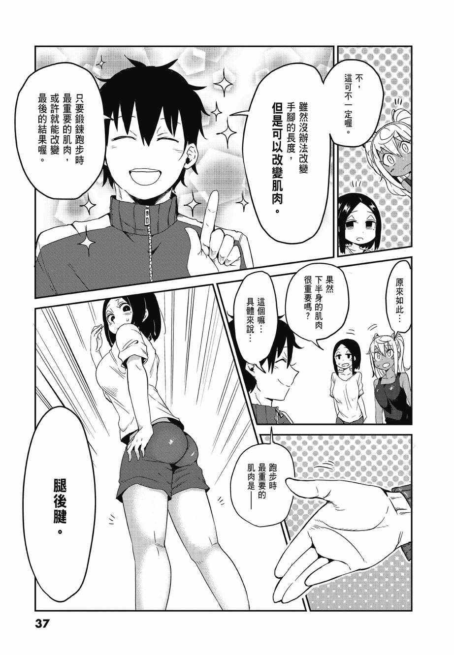 《肌肉少女：哑铃，能举多少公斤？》漫画 肌肉少女 02卷