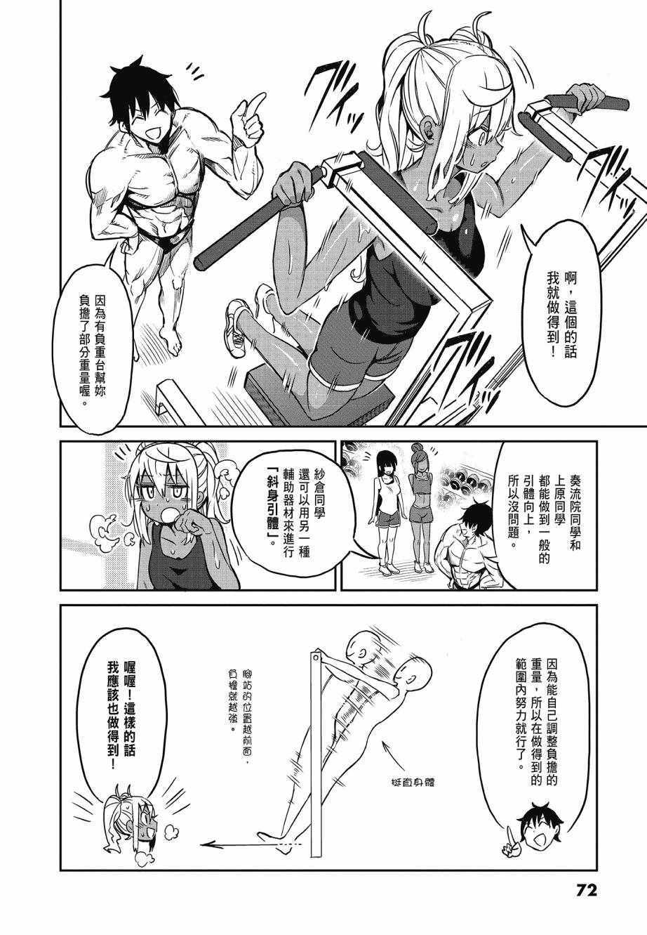 《肌肉少女：哑铃，能举多少公斤？》漫画 肌肉少女 02卷