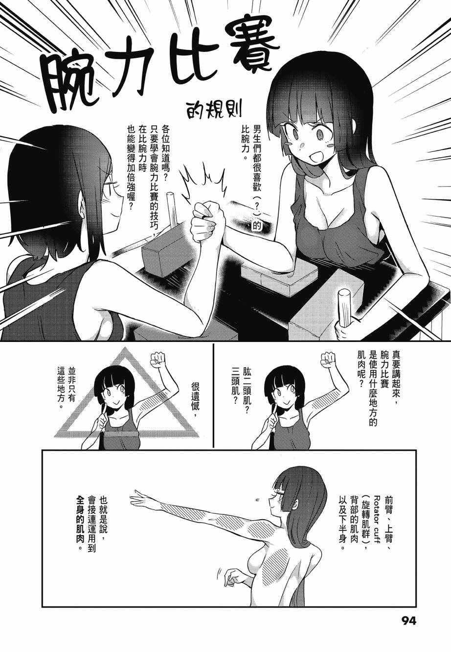 《肌肉少女：哑铃，能举多少公斤？》漫画 肌肉少女 02卷