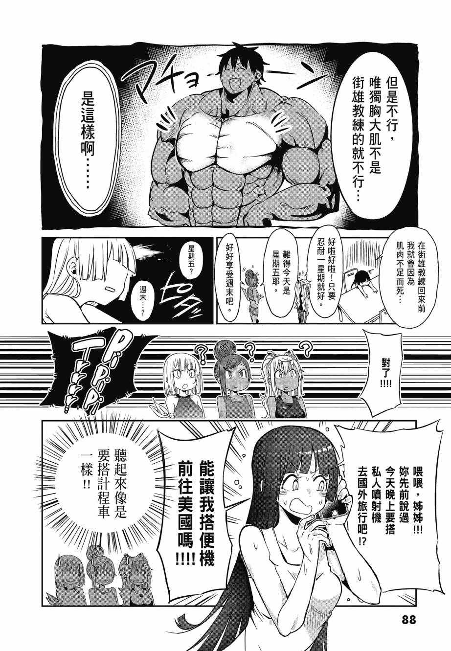 《肌肉少女：哑铃，能举多少公斤？》漫画 肌肉少女 04卷