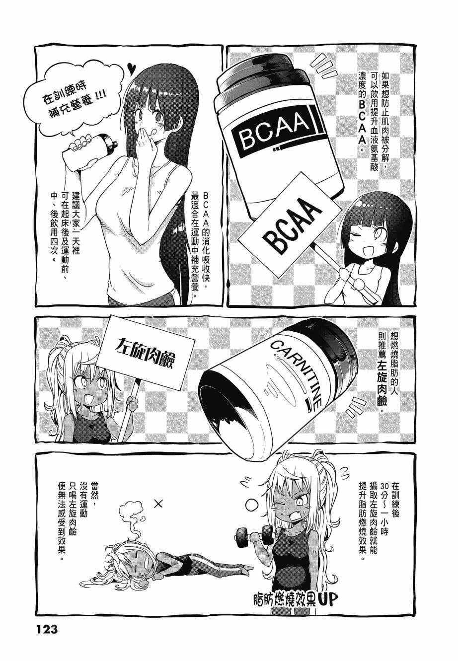 《肌肉少女：哑铃，能举多少公斤？》漫画 肌肉少女 04卷