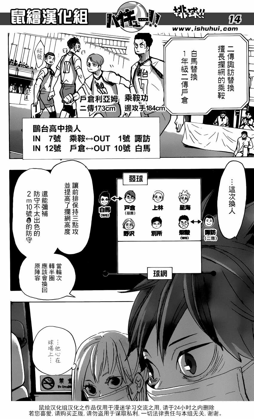 《排球》漫画 366集