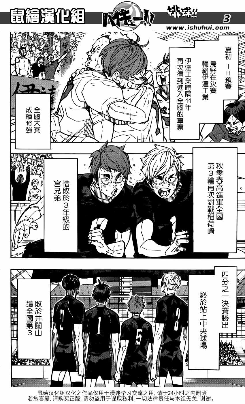 《排球》漫画 370集