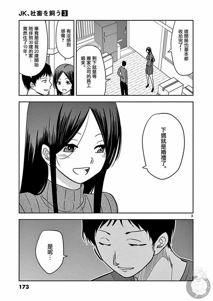 《JK饲养社畜》漫画 037集