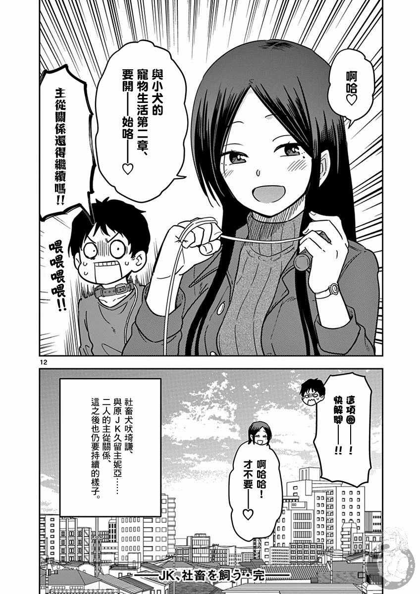 《JK饲养社畜》漫画 037集