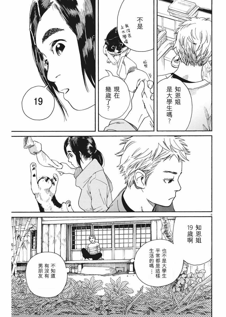 《猫之寺的知恩姐》漫画 002话