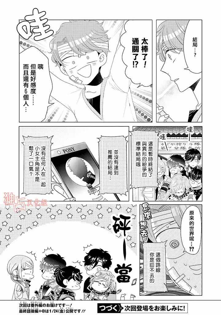 《穿越到乙女游戏世界的我♂》漫画 乙女游戏世界 15上集