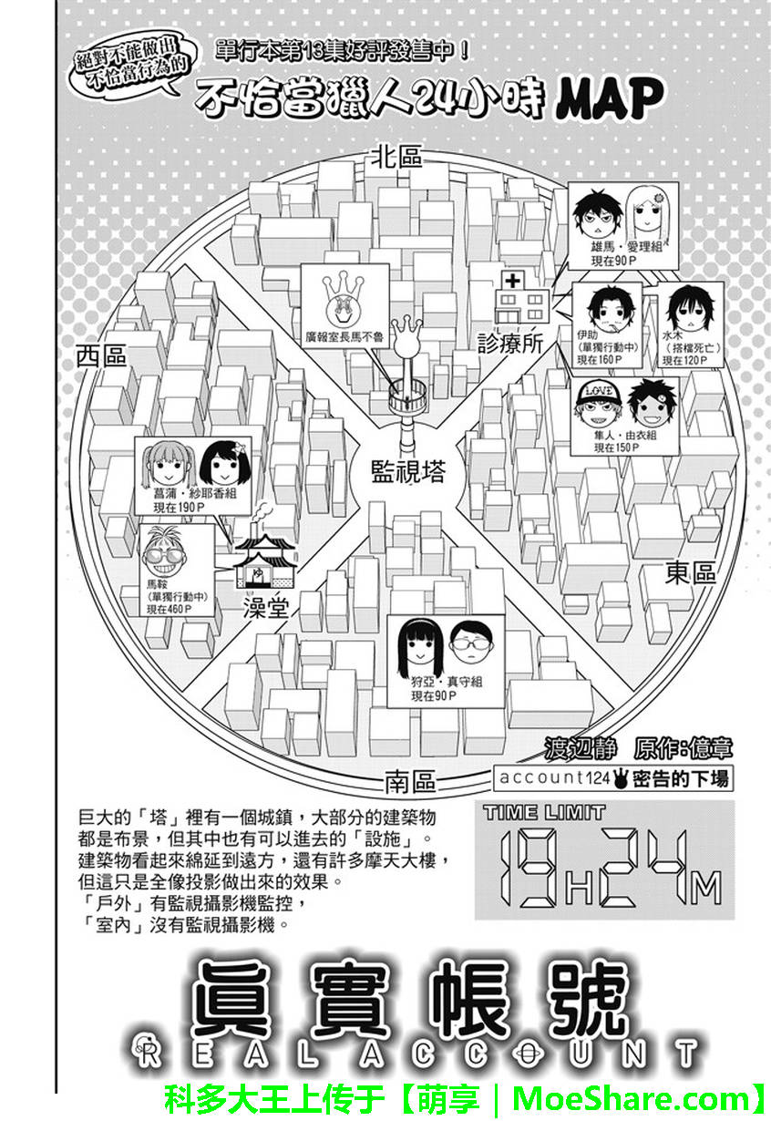 《Real Account》漫画 真实帐号 124集