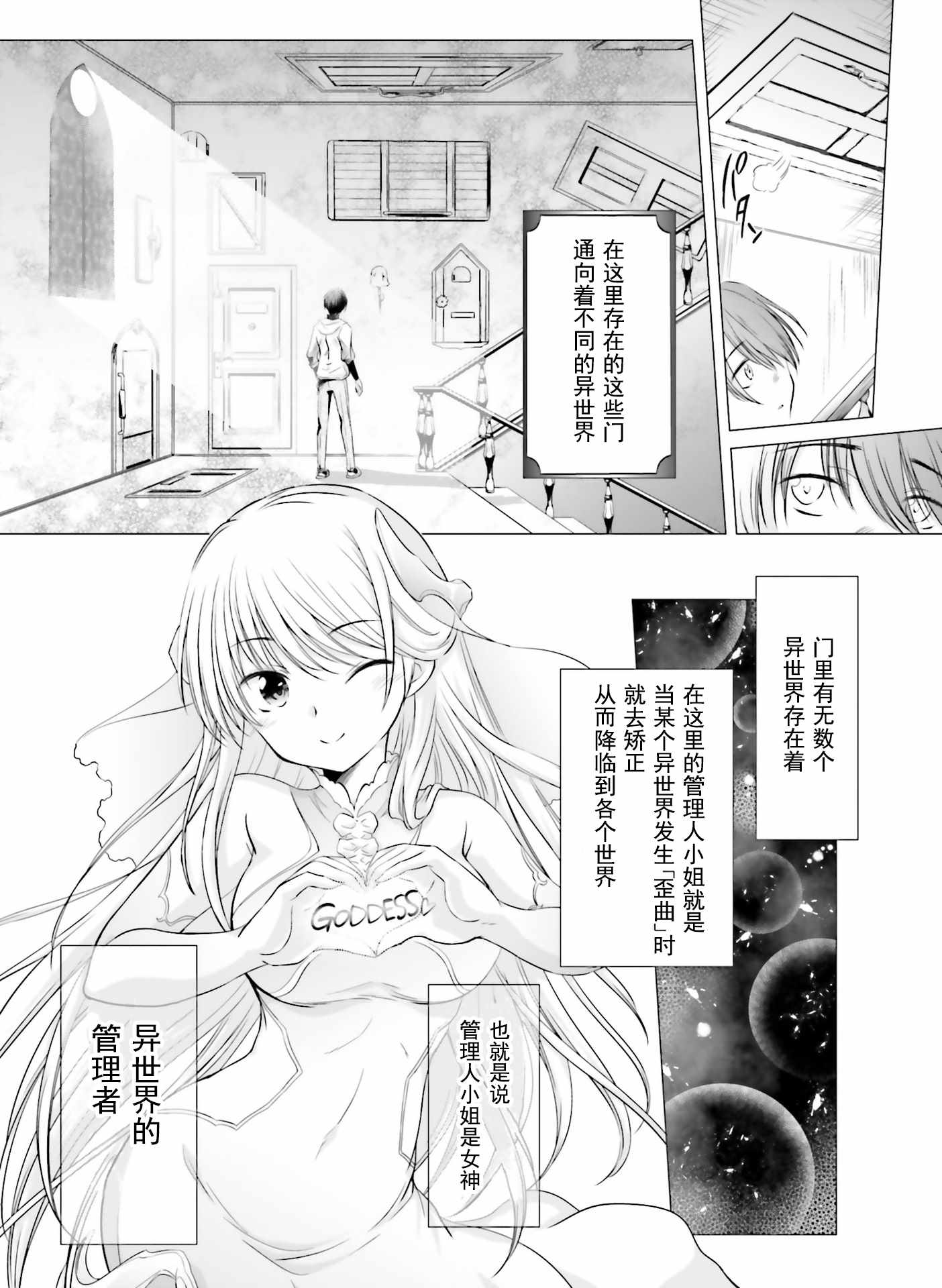 《女神的爱热烈而至》漫画 001集