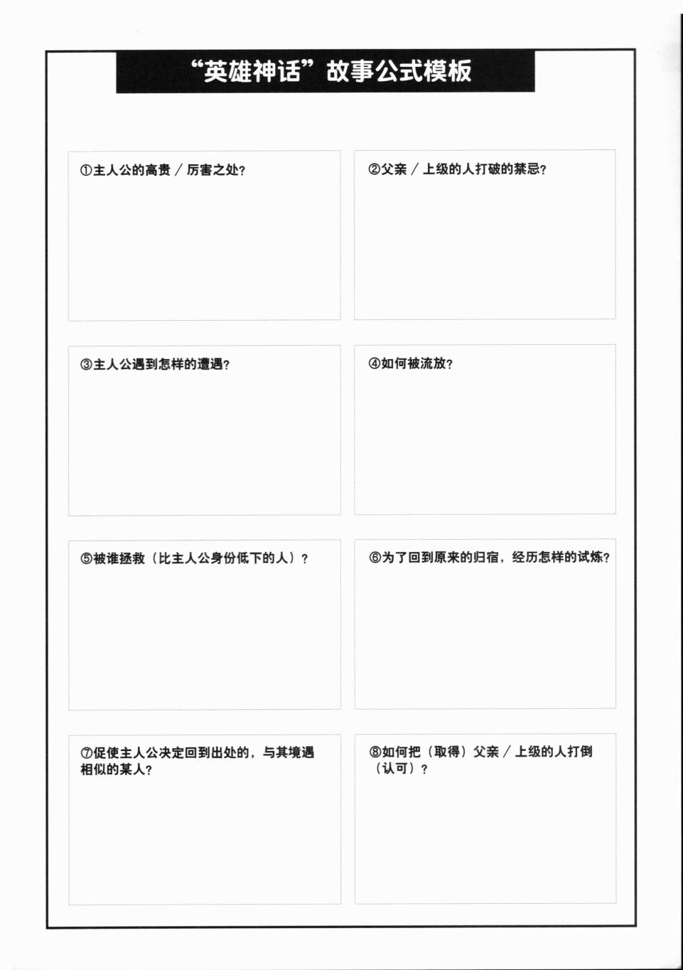 《一学就会日本漫画名家学堂：故事的诀窍》漫画 故事的诀窍 01卷