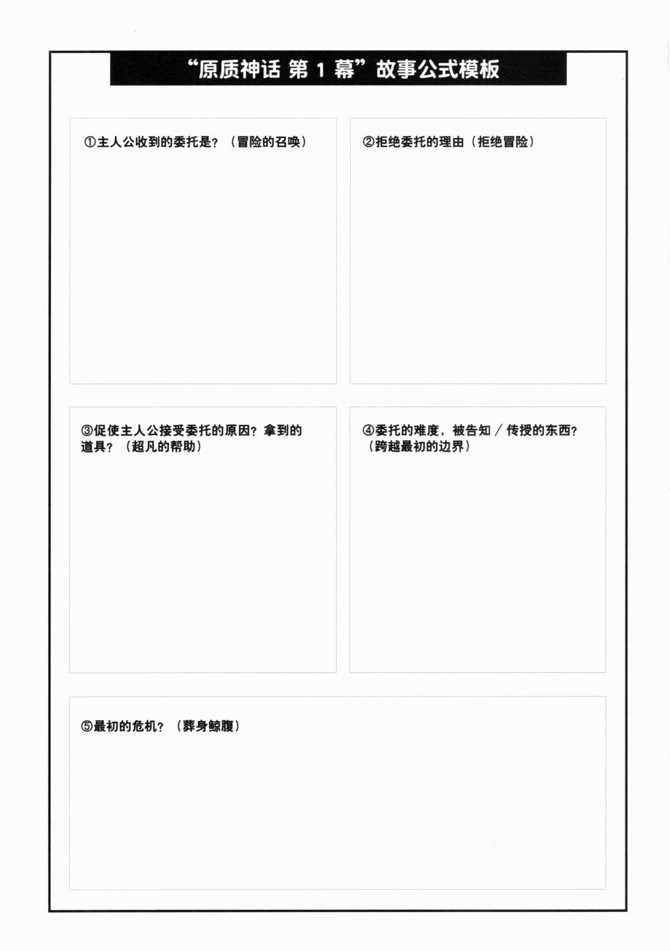 《一学就会日本漫画名家学堂：故事的诀窍》漫画 故事的诀窍 01卷