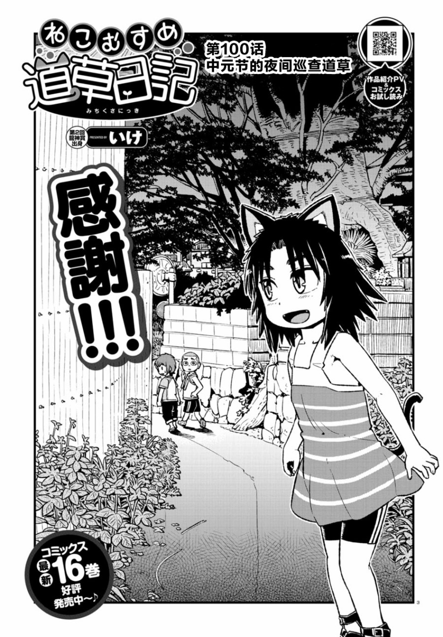 《猫娘道草日记》漫画 100集