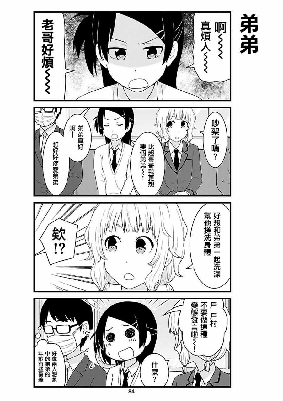 《女高中生电车閑聊。》漫画 女高中生电车閑聊 061话