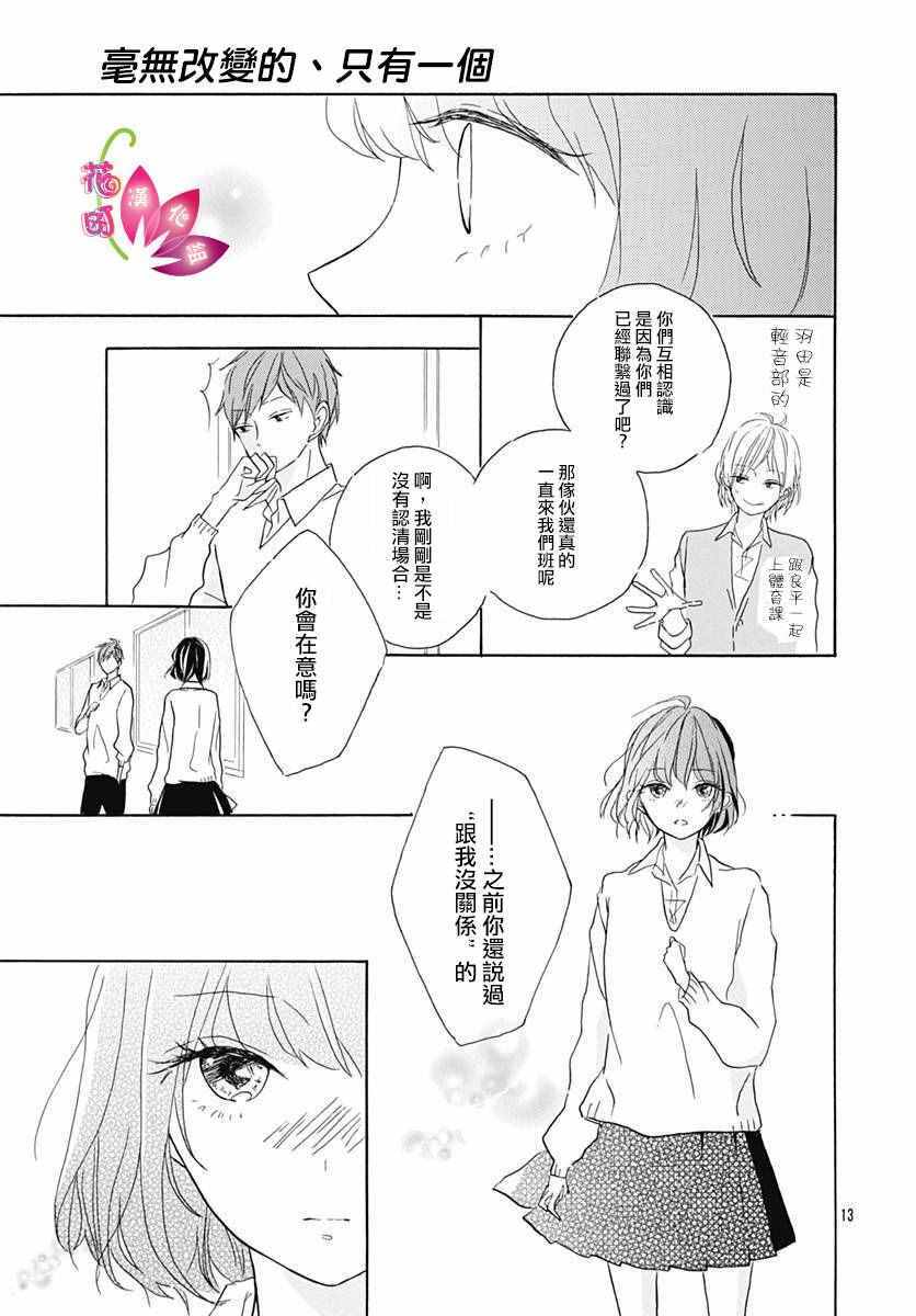 《毫无改变的丶只有一个》漫画 毫无改变只有一个 001话