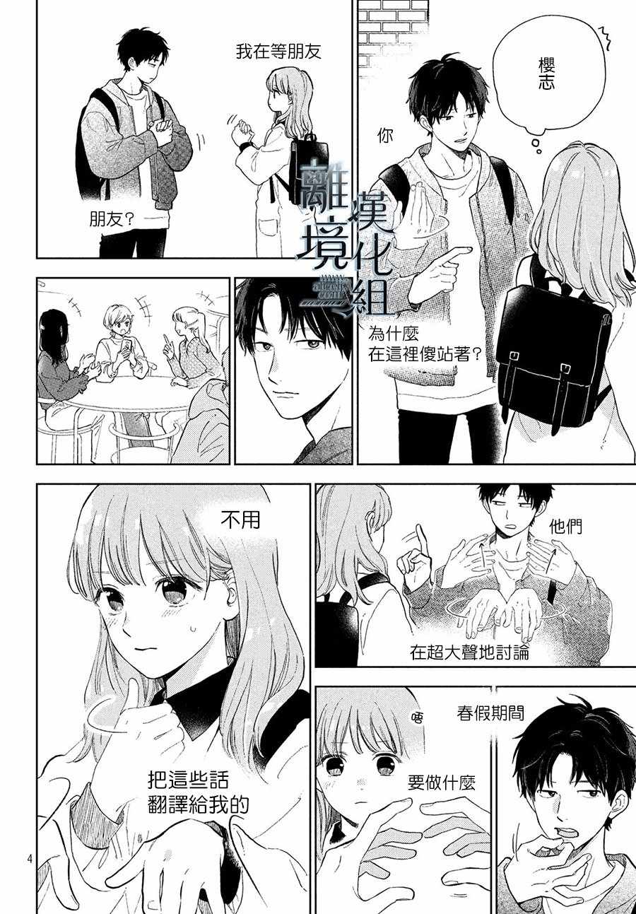 《指尖相触，恋恋不舍》漫画 指尖相触恋恋不舍 003集