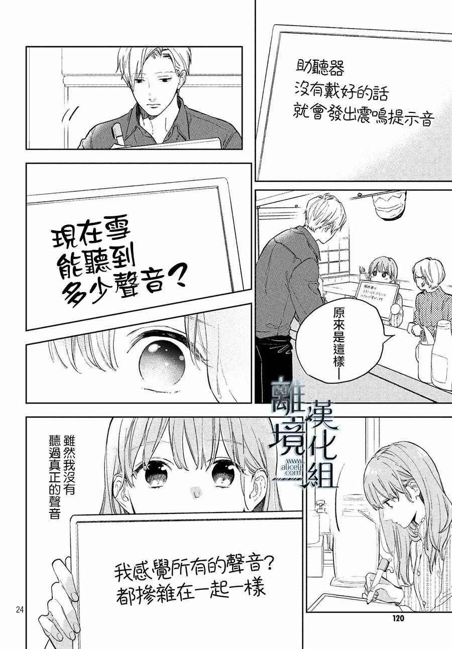 《指尖相触，恋恋不舍》漫画 指尖相触恋恋不舍 003集