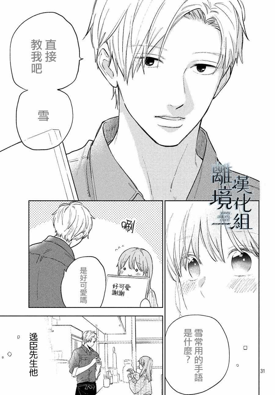 《指尖相触，恋恋不舍》漫画 指尖相触恋恋不舍 003集