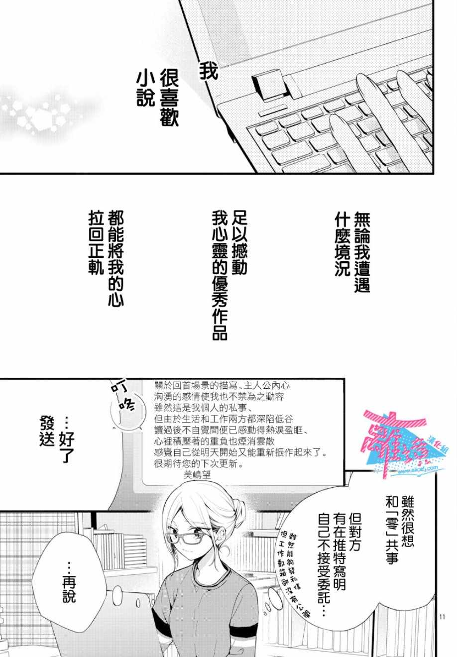 《接吻在原稿之后》漫画 001集