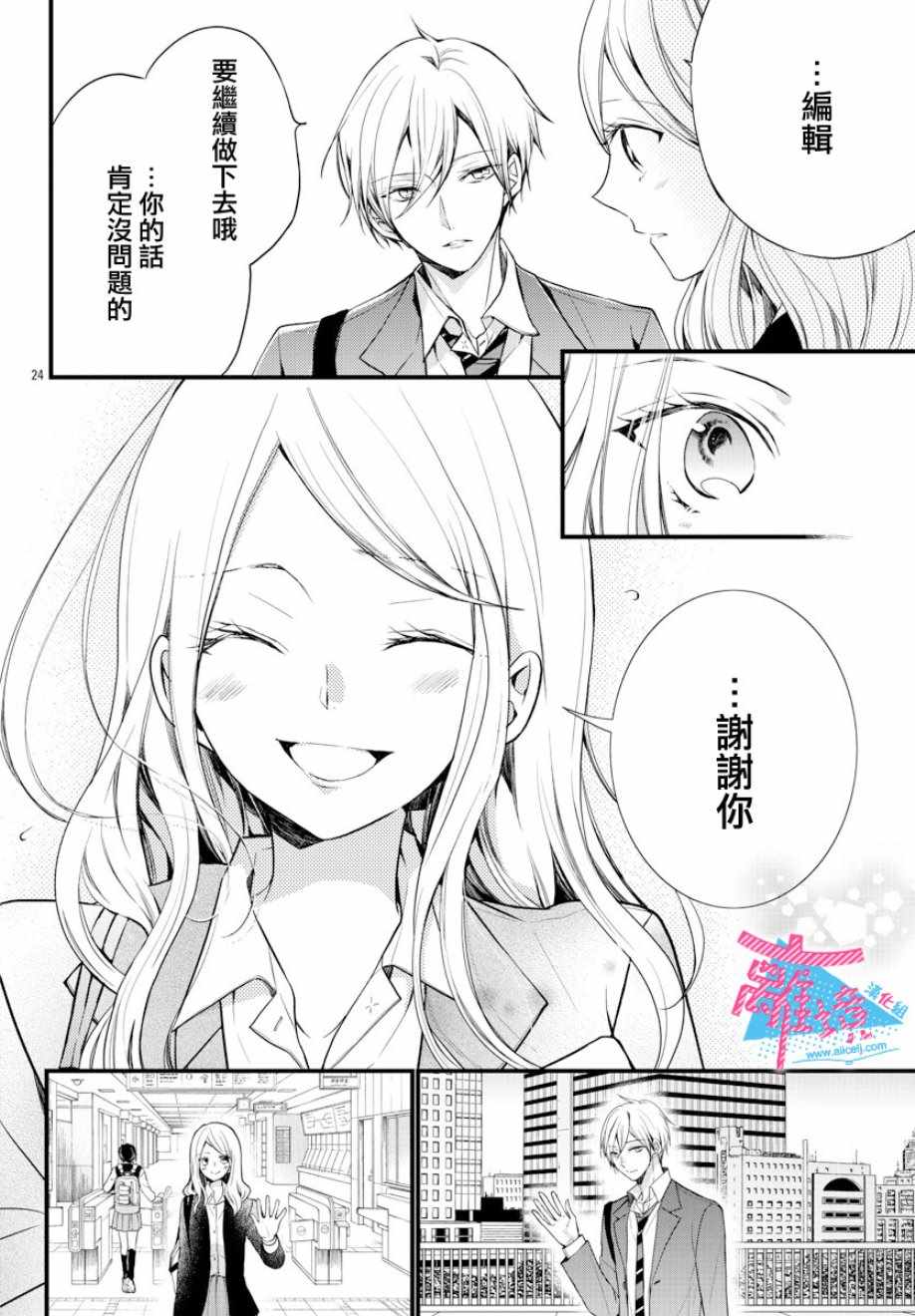 《接吻在原稿之后》漫画 001集