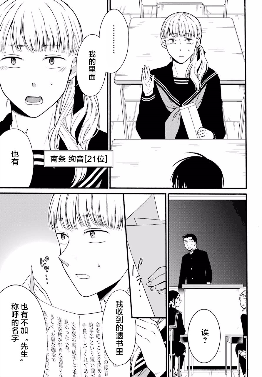 《遗书、公开》漫画 011集