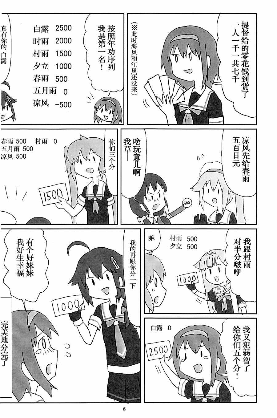 《试制白露型漫画》漫画 001集