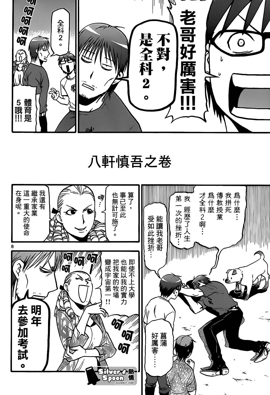 《白银之匙》漫画 112集