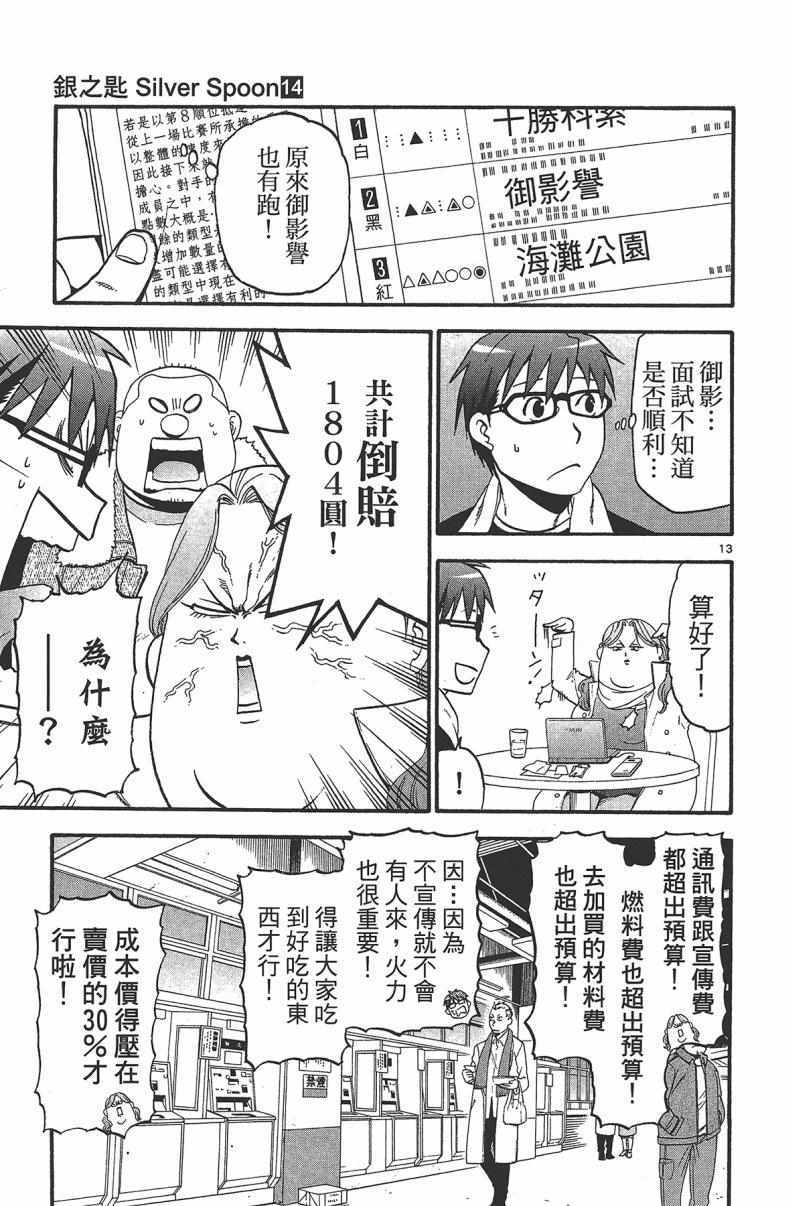 《白银之匙》漫画 14卷