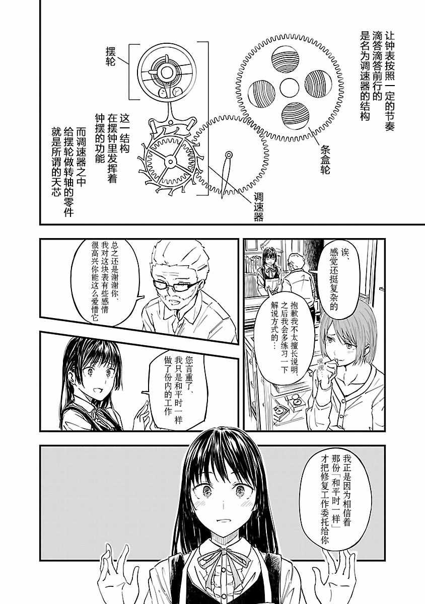 《冠小姐的钟表工坊》漫画 001集