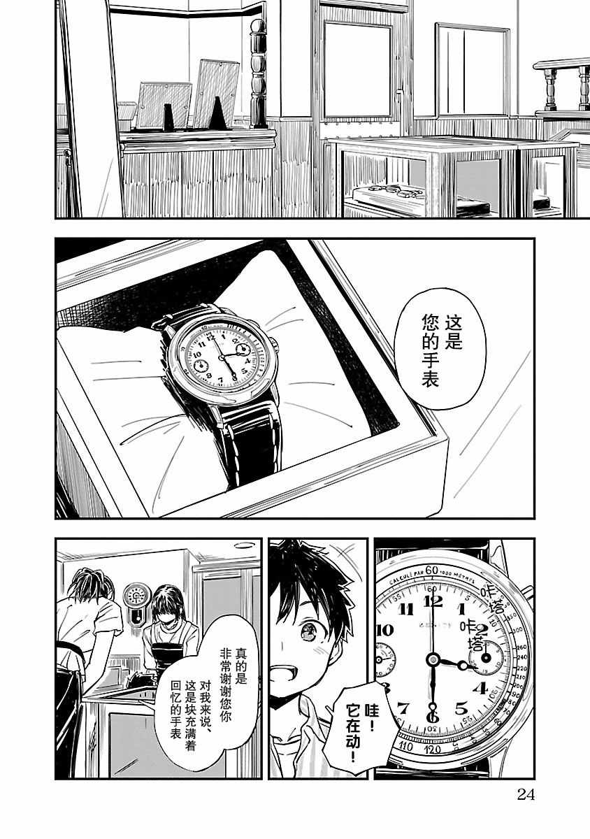 《冠小姐的钟表工坊》漫画 001集