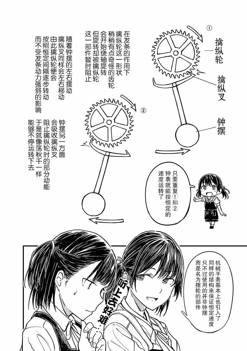 《冠小姐的钟表工坊》漫画 003集