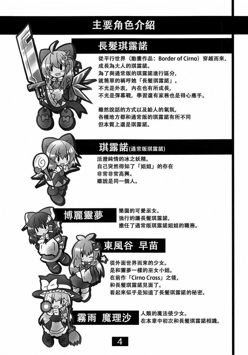 《东方冰精姐~CIRNO CROSS》漫画 CIRNO CROSS 002集