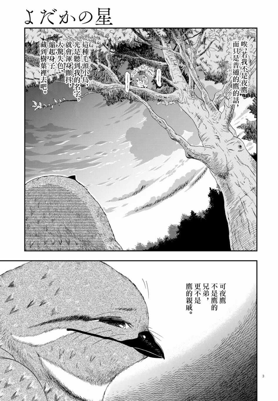 《夜鹰之星》漫画 短篇