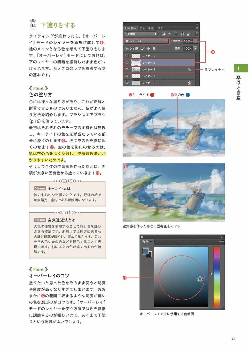 《&quotFantasy background" how to draw in Photoshop!》漫画 Photoshop 01卷