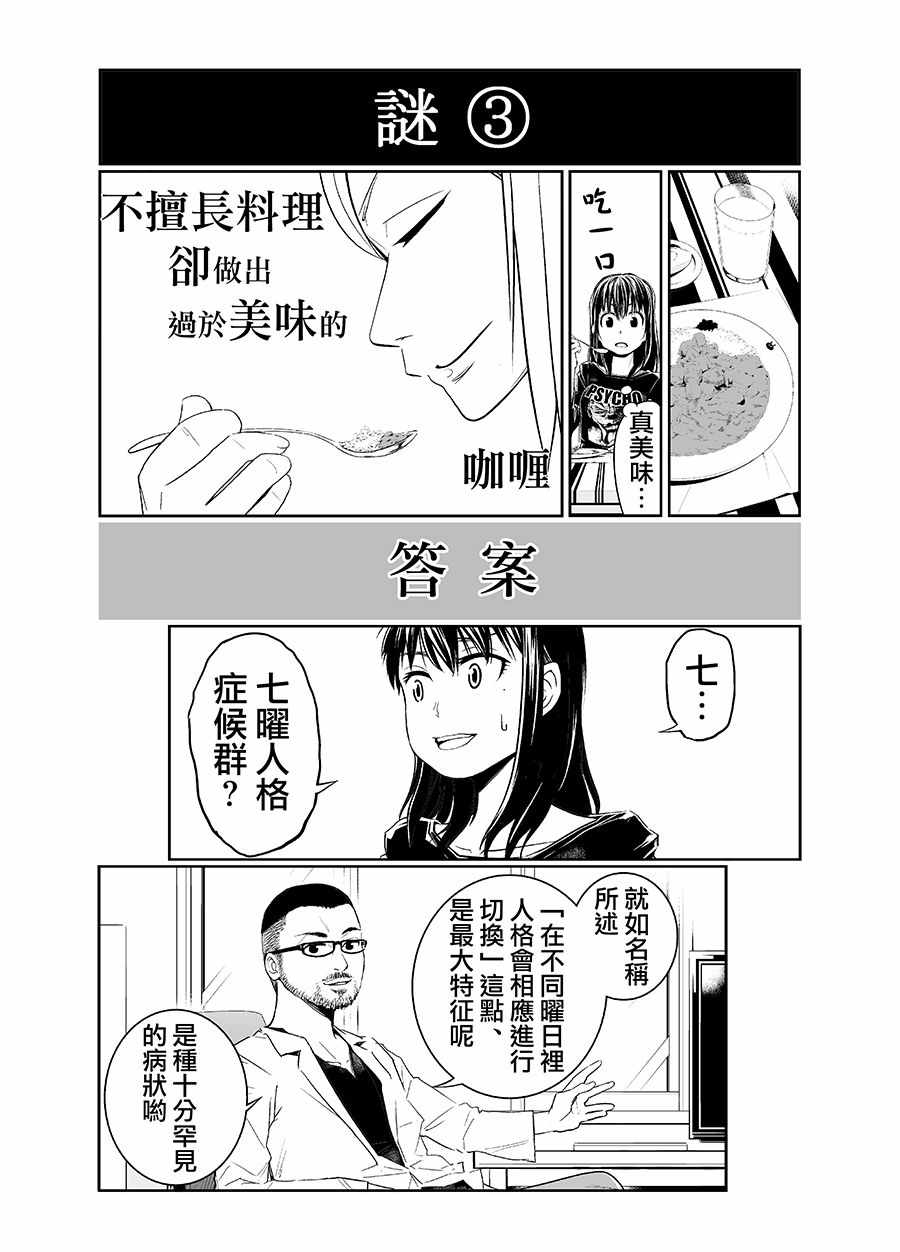 《七曜人格癥候群》漫画 001集