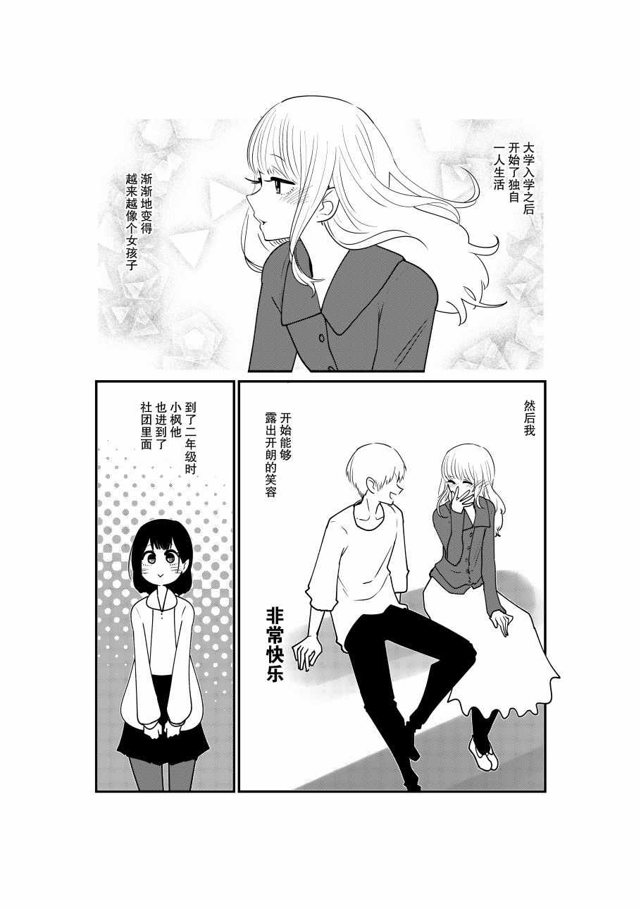 《恋人是女装男后辈》漫画 002集