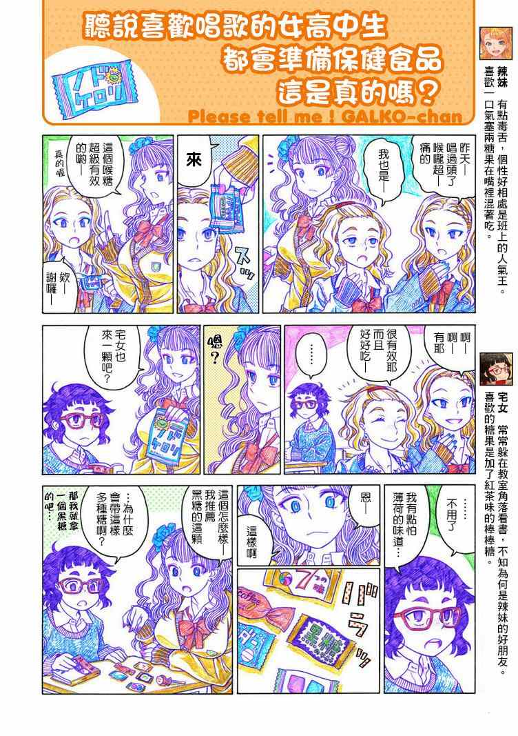 《告诉我！辣妹子酱》漫画 辣妹子酱 006集