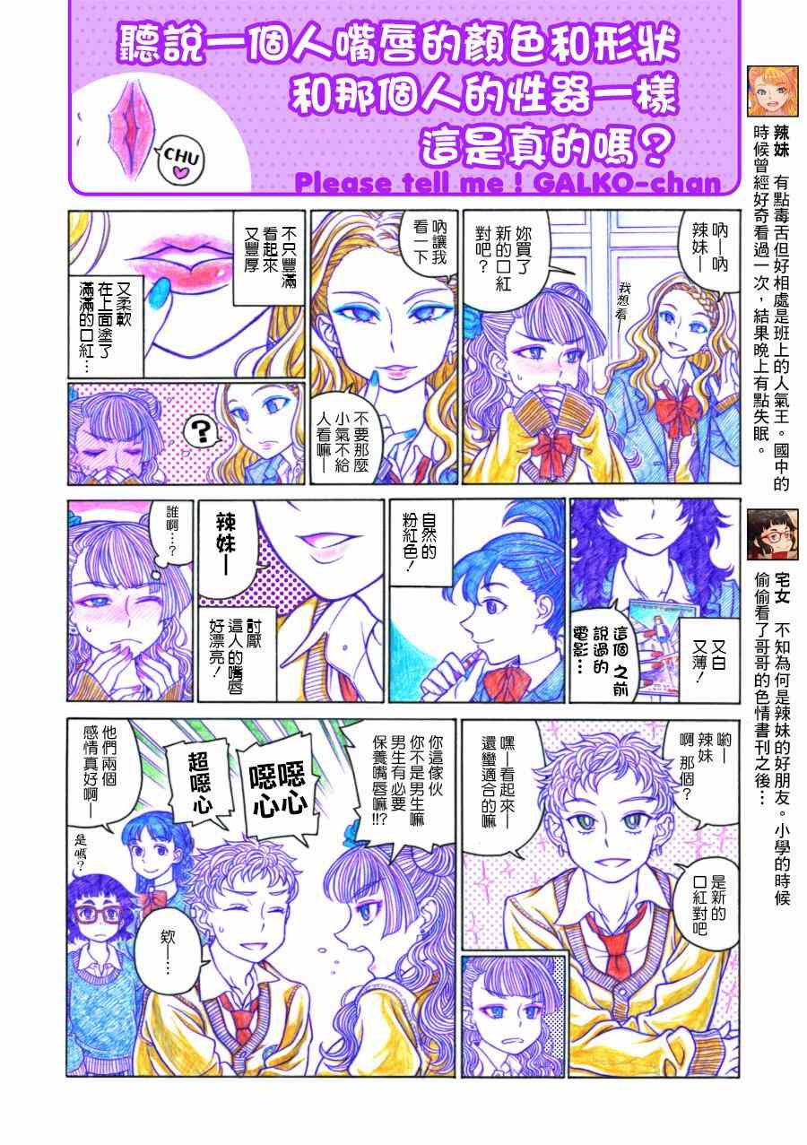 《告诉我！辣妹子酱》漫画 辣妹子酱 011集