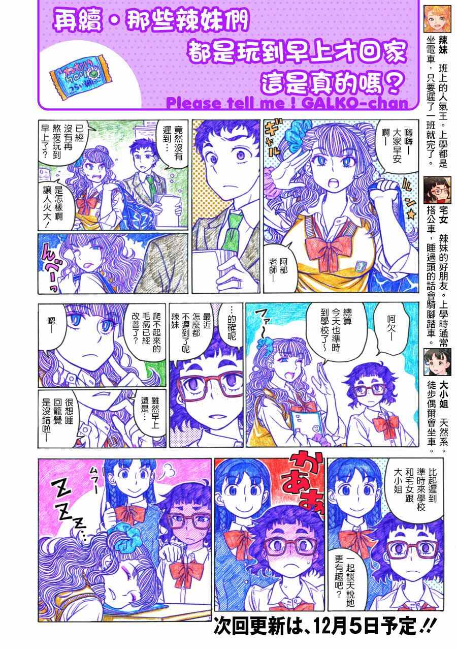 《告诉我！辣妹子酱》漫画 辣妹子酱 021集