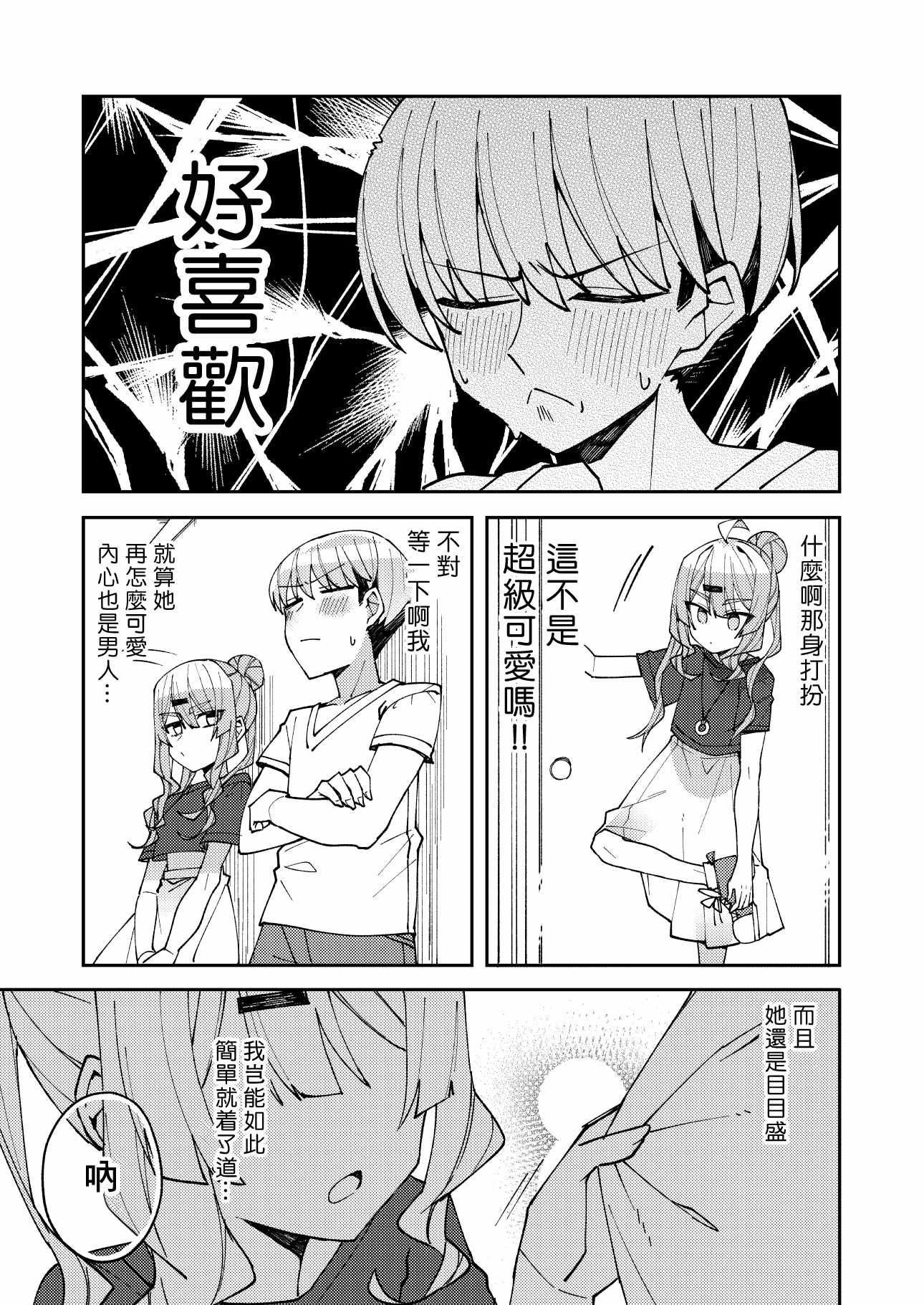 《一觉醒来就变成女孩子了》漫画 醒来变成女孩子 004集