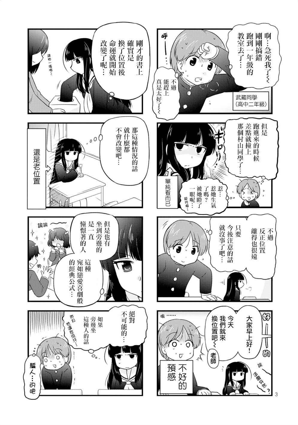 《武藏同学和村山同学开始交往了》漫画 开始交往了 001集