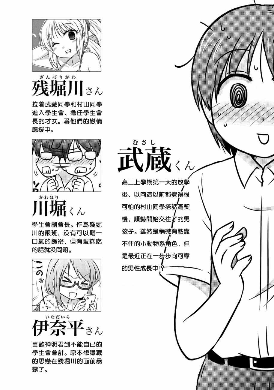 《武藏同学和村山同学开始交往了》漫画 开始交往了 人物介绍