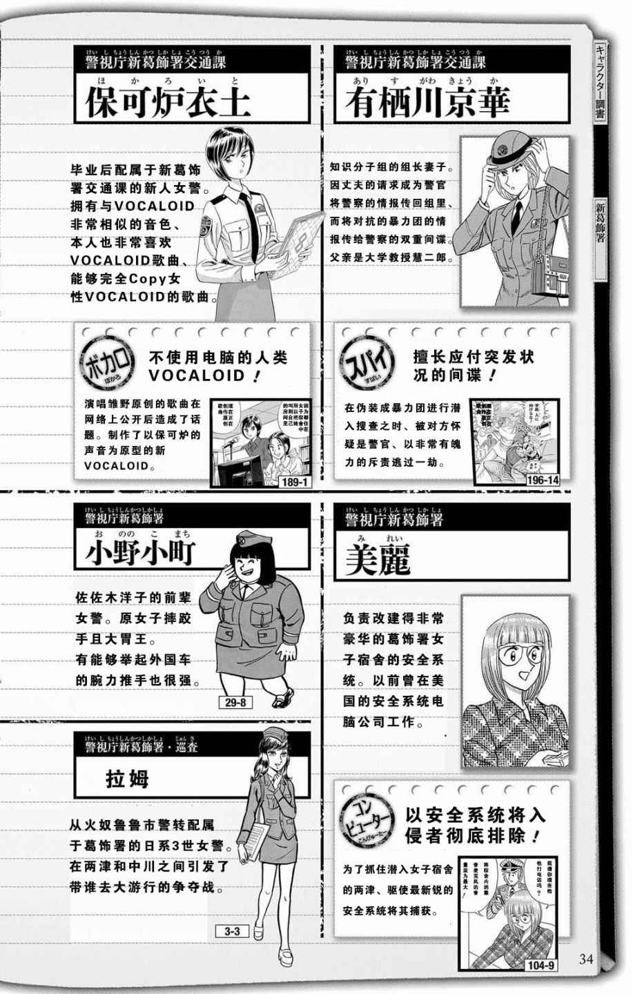 《乌龙派出所》漫画 全员调查书上部