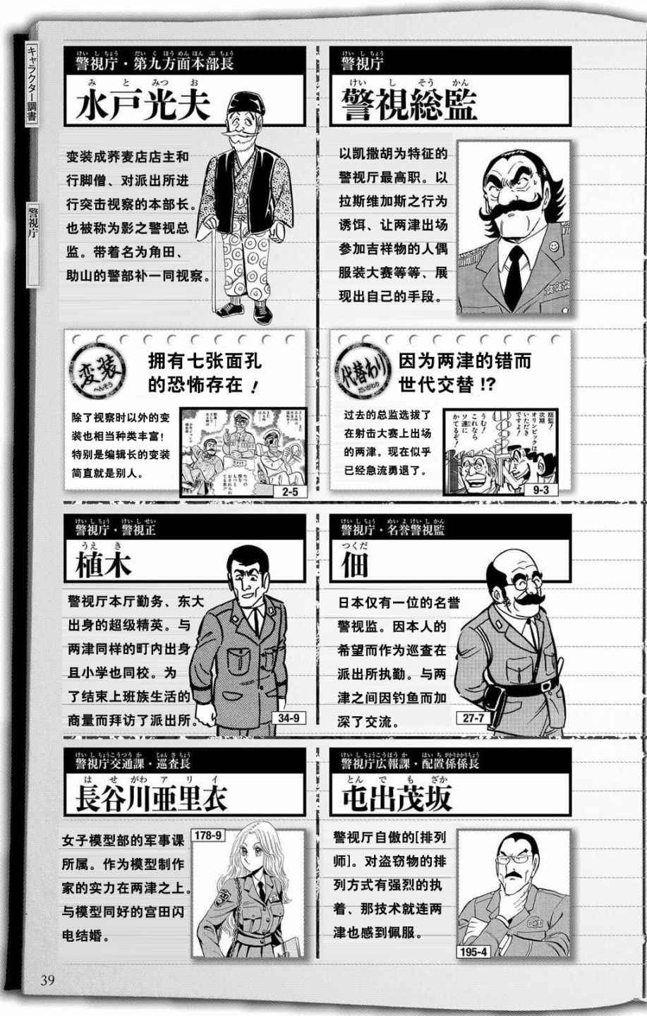 《乌龙派出所》漫画 全员调查书上部