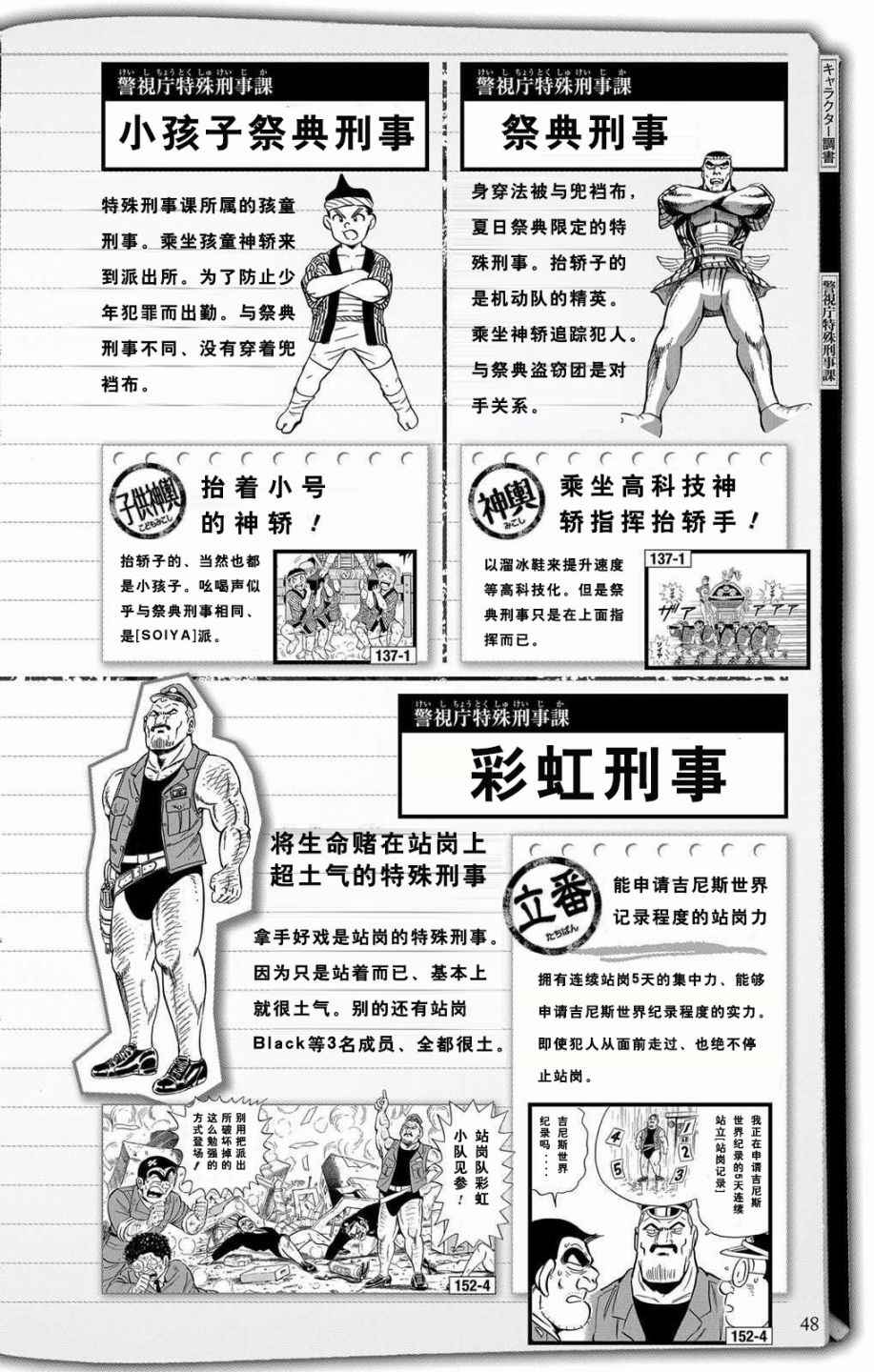 《乌龙派出所》漫画 全员调查书上部