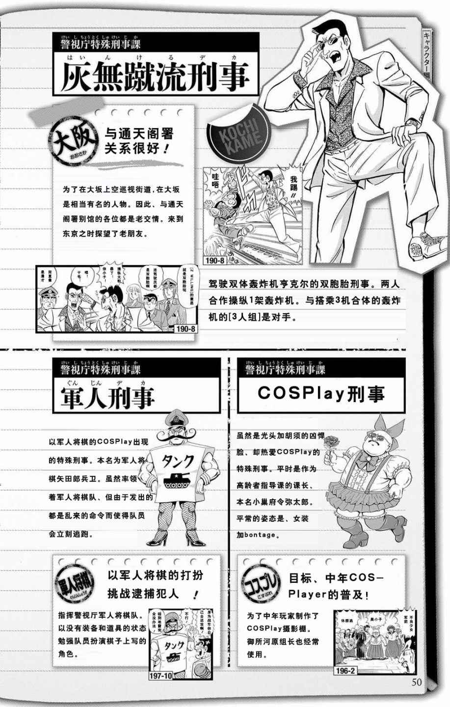 《乌龙派出所》漫画 全员调查书上部