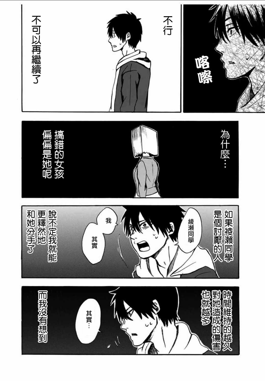 《纸袋同学的恋爱故事》漫画 短篇