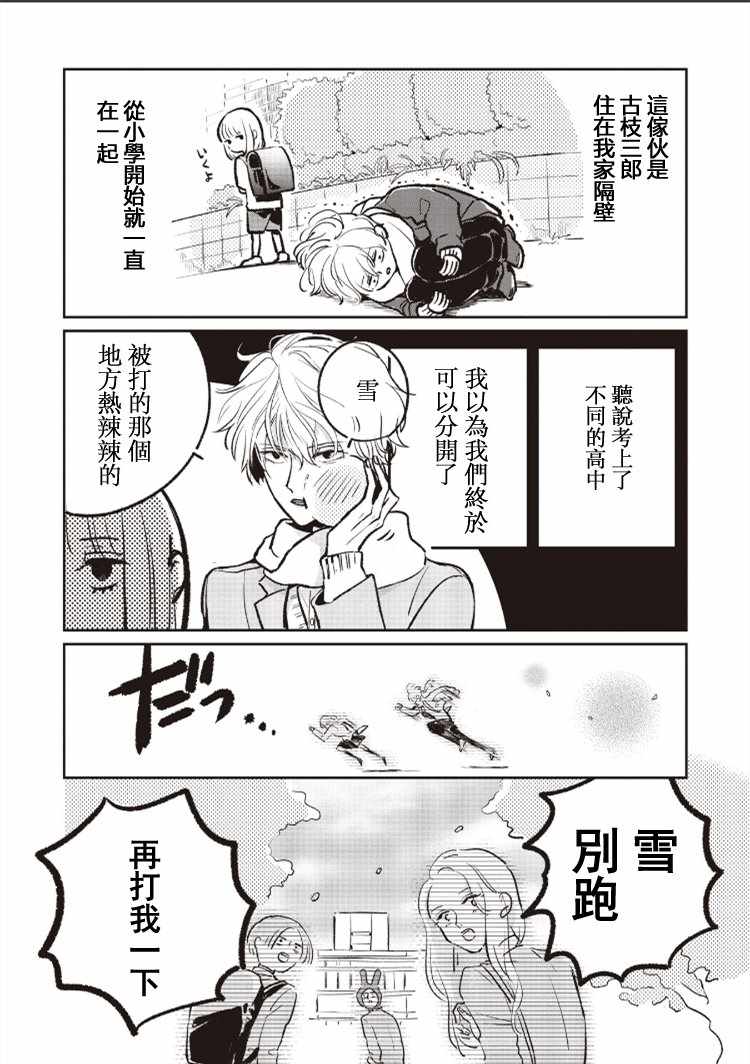 《怕冷的青梅竹马》漫画 001集