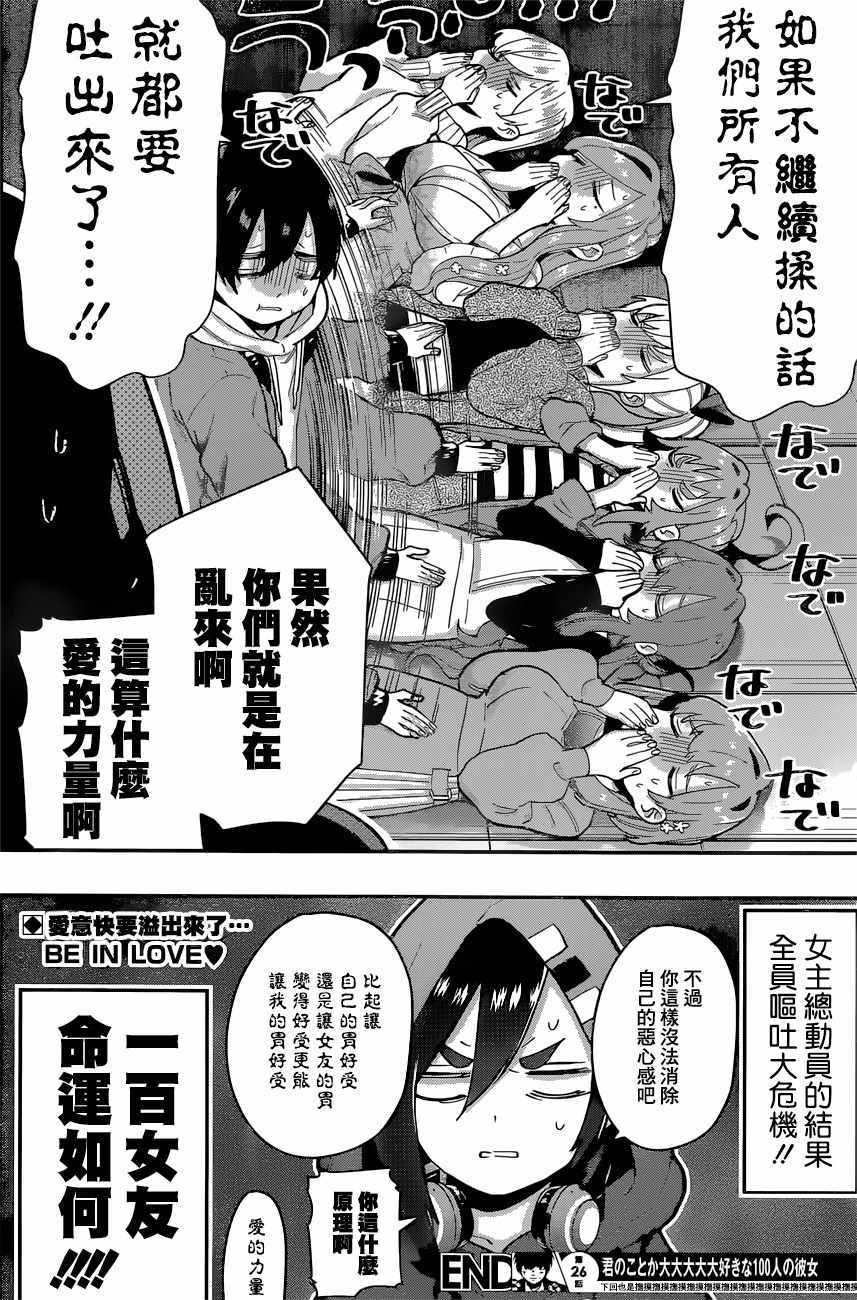 《超超超超喜欢你的100个女孩子》漫画 100个女孩子 026集